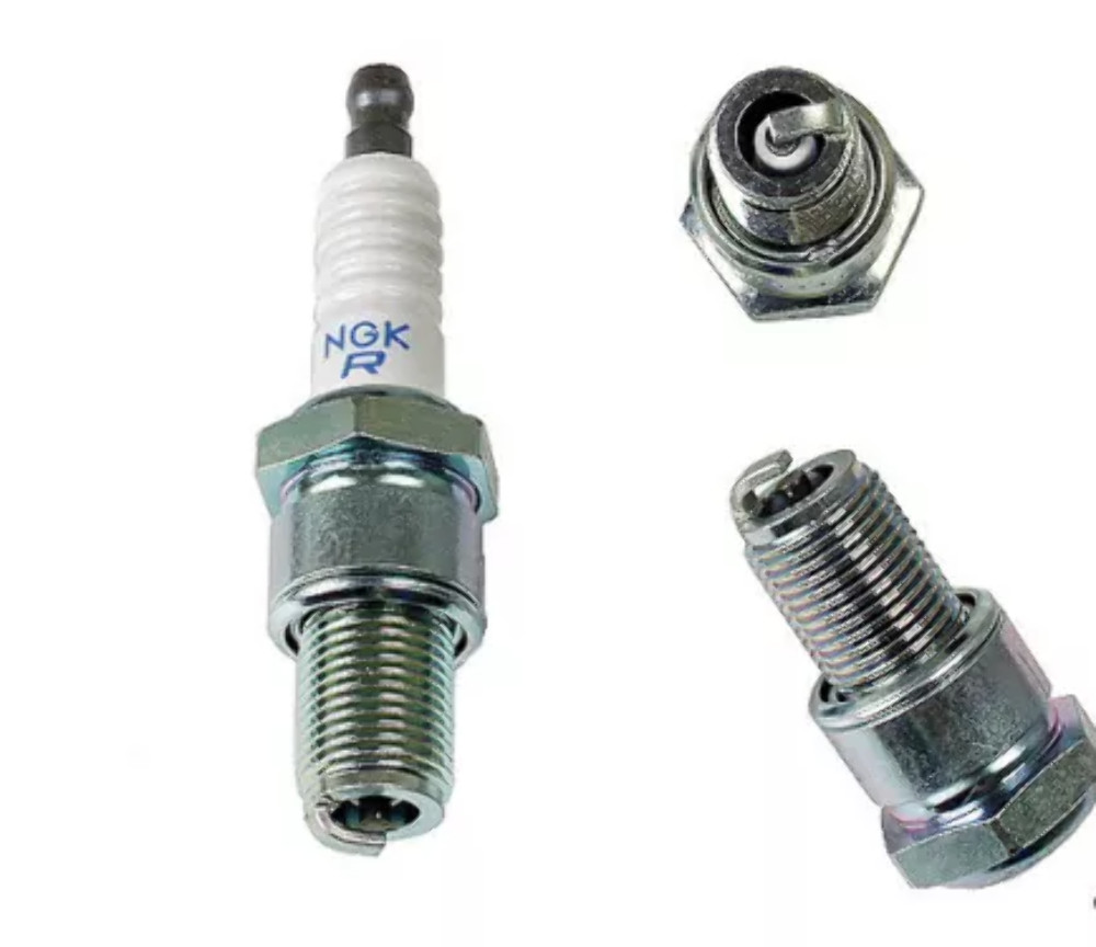 NGK BR8ES Standard Spark Plug 5422 New QTY 3 for 2-Stroke Engines