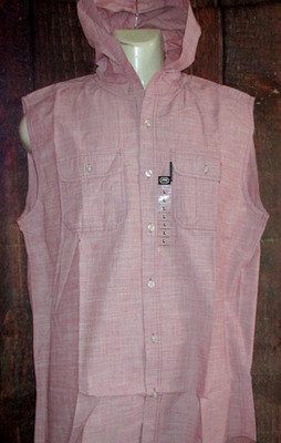 MENS ECKO UNLTD HOODIE SLEEVELESS SHIRT SIZE L