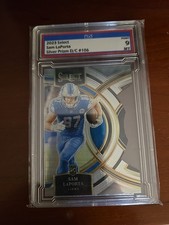 Sam La Porta 2023 Panini Select,Premier Level #106 SilverPrizm DieCut (RC) Gem 9
