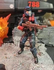 Custom GI Joe 50th Anniversary Cobra Viper Action Figure 3.75” 1:18