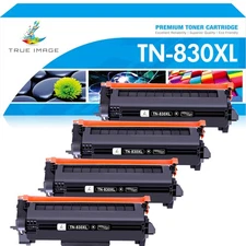 4PK TN830 XL Toner CartridgeFor Brother TN830XL DCP-L2640DW HL-L2405W L2640DW