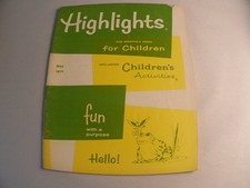 Highlights for Children May 1971 Magazine Kids Activities Vintage Educational