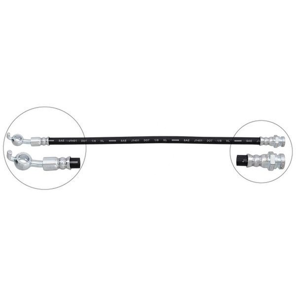 Bremsschlauch 386 Mm INN M10X1.0 Banjo 10.0 Mm A.B.S. FüR U.A. Isuzu Midi-image