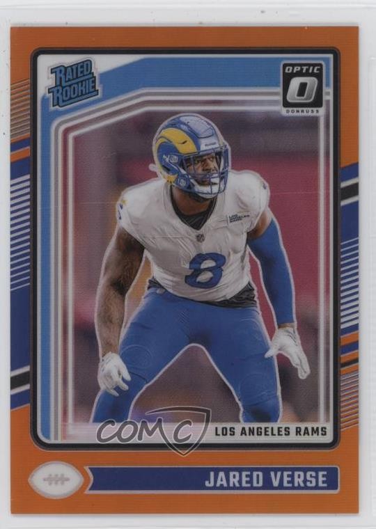 2024 Panini Donruss Optic Rated Orange Prizm /249 Jared Verse #242 Rookie RC go9