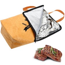 Reusable BBQ Blanket for Resting Meat - 21" Leak-Proof Insulated Meat Resting...