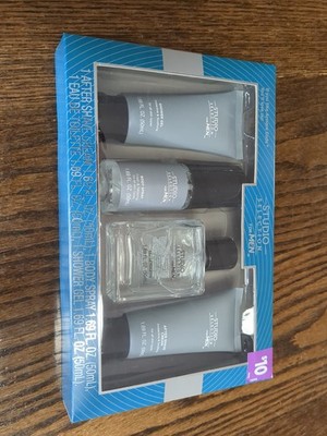 Studio Selection For Men Gift Set After Shave Cream, Spray, toilette, Shower Gel
