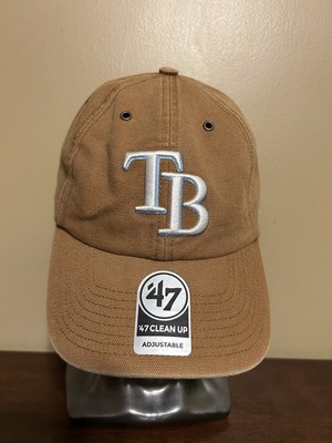 Tampa Bay Rays Carhartt x 47 Clean Up Hat Duck Cloth Brown OSFM NEW SAMPLE