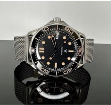 Custom 41mm 007 NTTD Style Diver Mod Watch w/ NH35 Automatic Movement