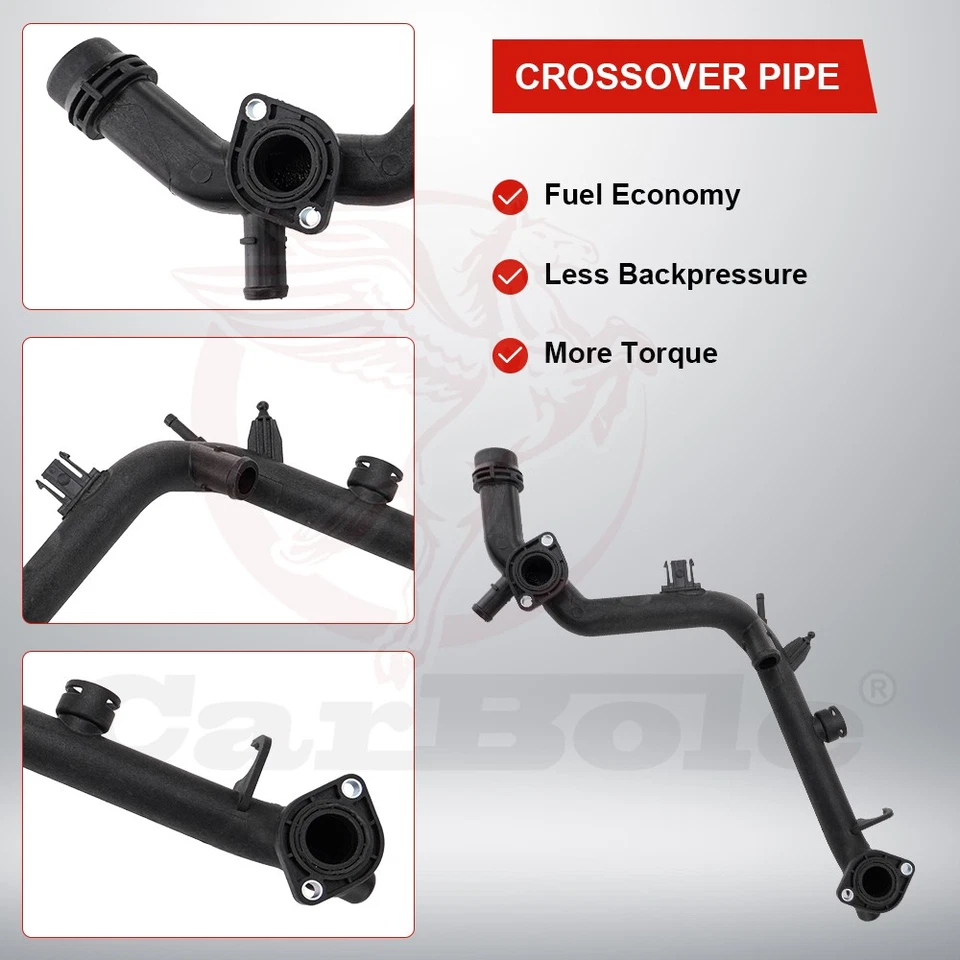 Bomba de agua termostato tubo 3,2 L kit de refrigeración 06E121018B para Audi Q5 A5 A4 2008-12 Foto 3 de 4