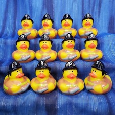 12 Firefighter Rubber Ducks - District 5 Birthday Military Graduation NEW