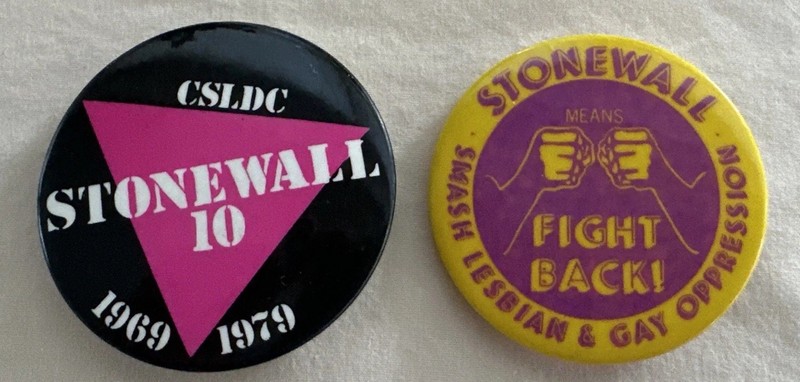 10Th Anniversary Of Stonewall Buttons