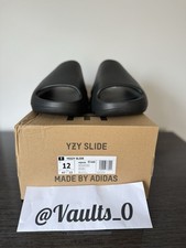 Adidas Yeezy Slide Onyx HQ6448 Men's Size 12 100 Authentic With Tags 