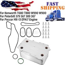 NEW For Kenworth, Peterbuilt, Paccar Oil Cooler Mx13 Epa17 2397569