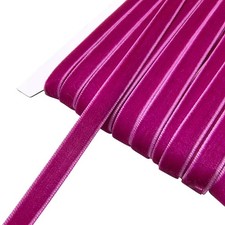 Fuschia Velvet Ribbon, 3/8 10mm x 25 Yards, Craft, Sewing, Bulk Spool