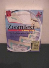 ZoomText MAGNIFIER / SCREEN READER Ver 7.10 Ai Squared Zoom Text WINDOWS XP/ME