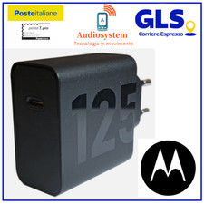 CARICA BATTERIA 125W ORIGINALE per MOTOROLA TURBO CARICATORE USB C MC-1252