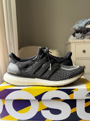 adidas Ultra Boost 2.0 Black Reflective BY1795 Men s Size 9.5 Replacement Box