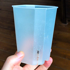 Clear 7 X 10 Cm  Plastic Plant Pot Planter Nursery Pots Qty 10 - Used