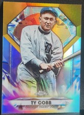 2022 Topps Chrome Update Baseball Ty Cobb Diamond Greats #DGC-34 Detroit Tigers
