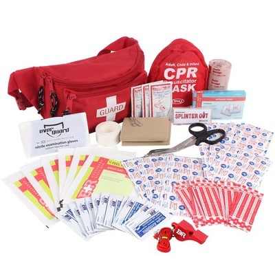 Ever Ready First Aid Fanny Pack/Hip Pack Fully Stocked First Aid Kit Adult