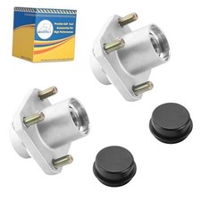 2 Pack Front Wheel Hub Assembly Kit for Club Car DS 1974-2003 Gas Electric