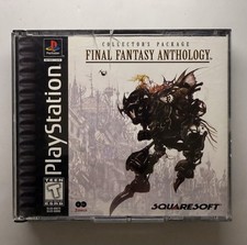 Final Fantasy Anthology Sony PlayStation 1 - Black Label - Complete CIB - Tested