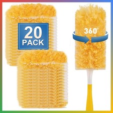 20Pk Duster Refills Heavy Duty Microfiber Dusting Tool For Home Office 79