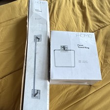 Home Towel Ring and Towel Rail Set