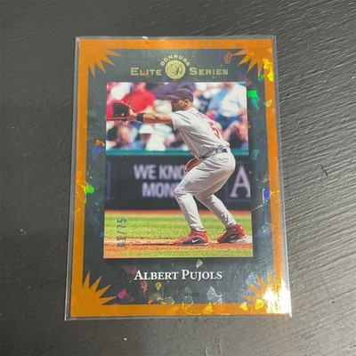 2025 Panini Donruss - Elite Series Albert Pujols #12 Orange Ice /75