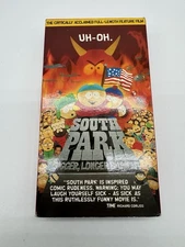 Vintage South Park VHS Bigger, Longer  Uncut Movie Kyle Cartman Stan Kenny 