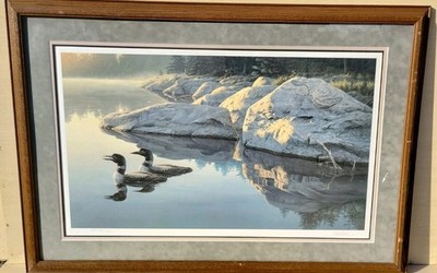 VTG Serene   Winner Daniel Smith Sg'd#'d Artist Proof Litho ''Northern Serenade''