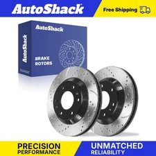 Front Drilled Slotted Brake Rotors for Chevy Trailblazer GMC Envoy 4.2L