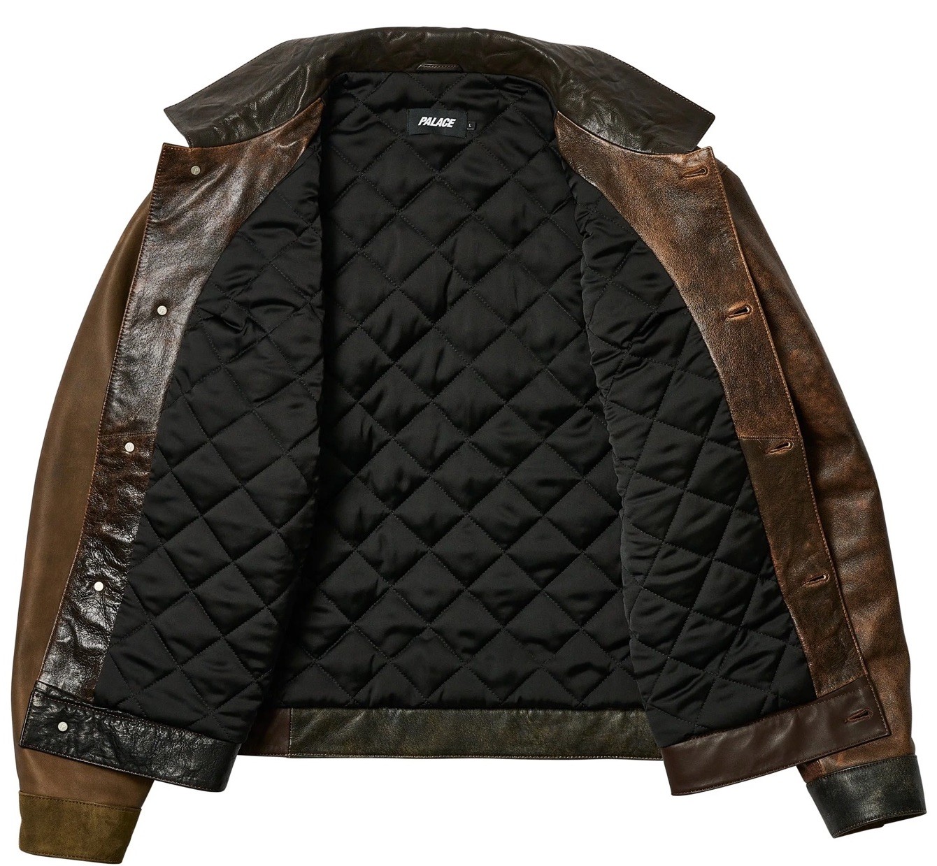 Palace Patchy Leather  Jacket Multi LARGE - image 4