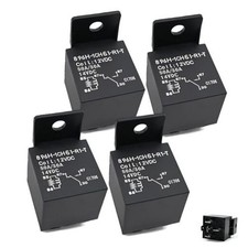 4 Packs 896H-1CH-S1-R1-T Relay, 50A 12V 5 Pins, Automotive Relay