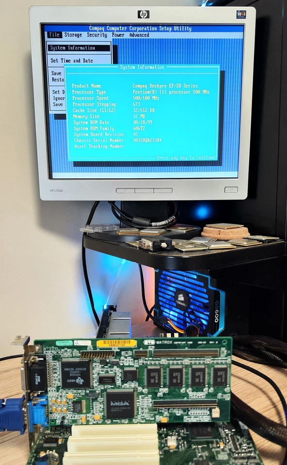 Matrox Millenium 4MB PCI MGA-MIL/4B 590-05 MGA-2064W VGA Vintage Graphics Card - Image 2 of 4