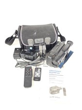 Sony Handycam CCD-TR400 Hi-8 Analog Video Camcorder with power Cord Case TESTED