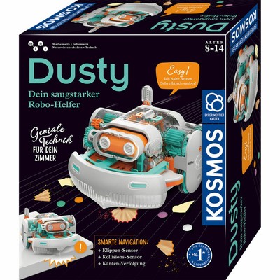 KOSMOS Dusty Dein saugstarker Robo-Helfer Experimentierkasten Baukasten 8 Jahre
