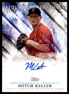 2019 Topps Pro Debut #FCA-MK Mitch Keller Future Cornerstones Autographs #/40
