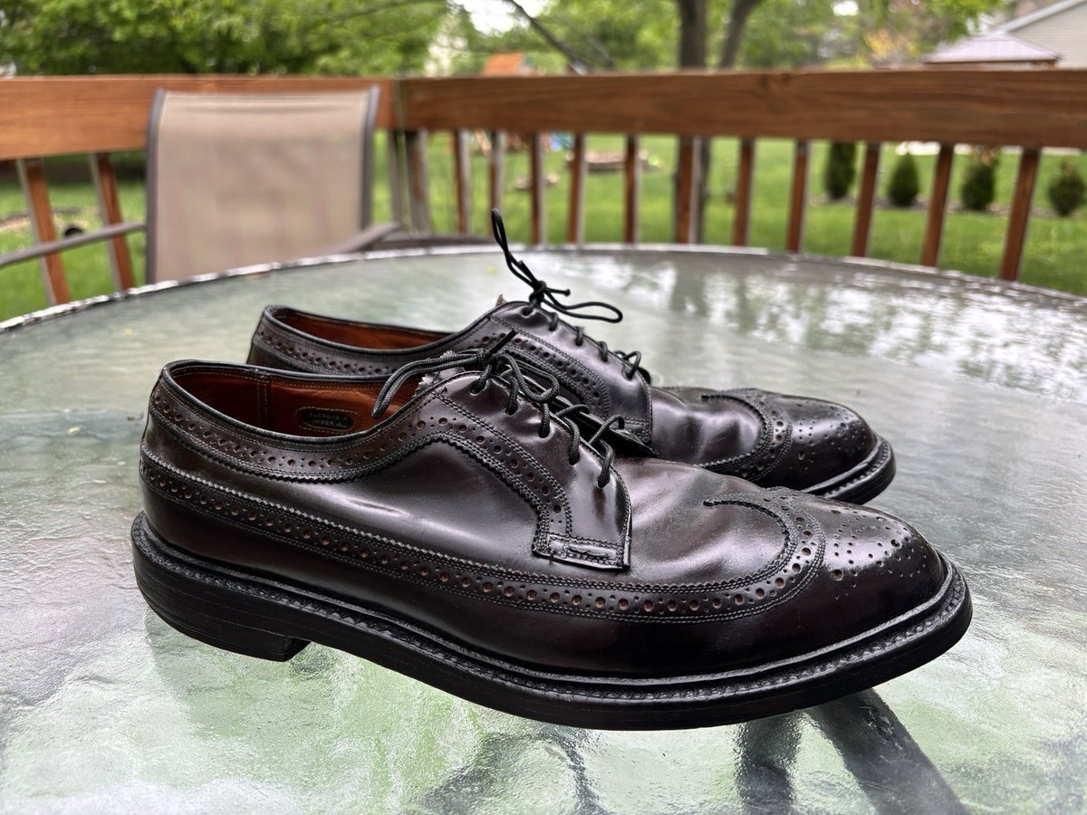 Florsheim Imperial V Cleat Shell Cordovan Kenmoor Blucher Shoes