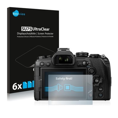 6x Schutzfolie für Olympus OM-D E-M1 Mark III Display Schutz Folie