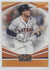 2019 Topps Stadium Club Beam Team Orange Foil 7/50 Alex Bregman #BT-19 3y0
