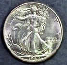 Photo of a 1942-P Walking Liberty Half Dollar from an eBay listing that sold on Jul 22, 2026
