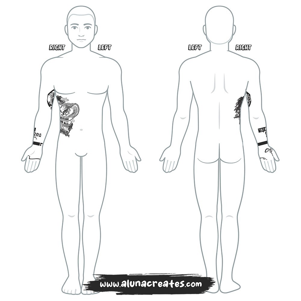 UK Temporary Tattoos Cosplay Realistic Johnny Silverhand Cyberpunk