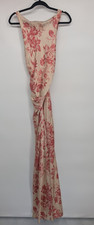 NWD Reformation Anaiis Silk Maxi Dress Size 10 Cameo Rose Pink Cowl Neck #4A457
