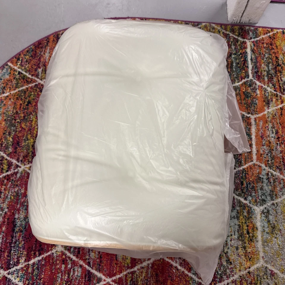 Идеальный палисандр и белая кожа Herman Miller Eames оттоманка - новый никогда не открывался - Изображение 2 из 4