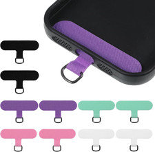 Phone Tether Tab, 10 Pack Universal Cell Phone Lanyard Patch without Adhesive La