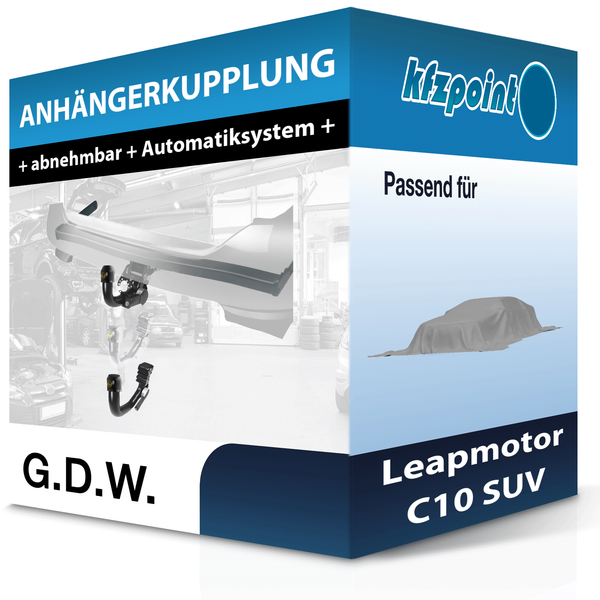 für Leapmotor C10 SUV 10.2024-Jetzt G.D.W. AnhäNgerkupplung Abnehmbar AHK-image