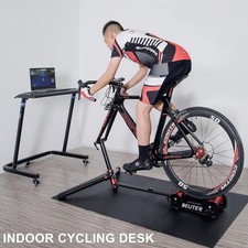CXWXC Indoor Training Bicycle Desk, Height-Adjustable Computer Stand with - with