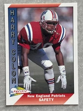 1991 Pacific HARRY COLON NFL Football's Dirtiest Funniest Name Trading Card #616