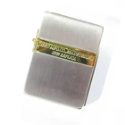 Zippo 1935 Replica Mirror Line Silver Gold Plating Etching Japan Limited Cool